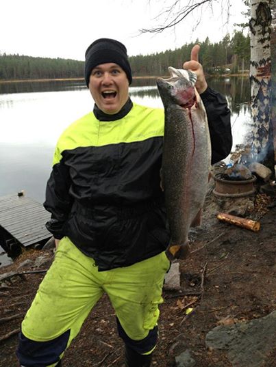Foto: Ny 3a i berras största fisken tävling Peter Hellberg lyckades idag 6.26 kg